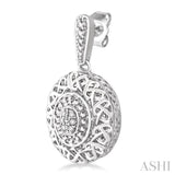 1/20 Ctw Single Cut Diamond Fashion Earrings in Sterling Silver