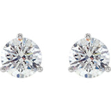 14K White Gold 1/5 CTW Natural Diamond Stud Earrings