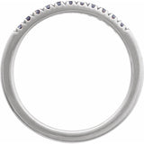 Sterling Silver Natural Alexandrite Stackable Ring
