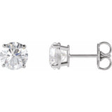 14K Rose Gold Natural Ruby Earring