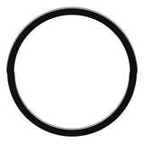 14K White Gold 1 mm Flat Band Size 7.5