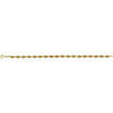 14K Yellow Gold Natural Citrine 7 1/4" Bracelet
