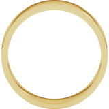 14K Yellow Gold 5 mm Flat Band Size 9