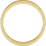 18K Yellow Gold 4 mm Flat Band Size 10