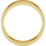 10K Yellow Gold 8 mm Flat Band Size 4