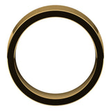14K Yellow Gold 8 mm Comfort-Fit Flat Band Size 9