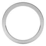 18K White Gold 1.5 mm Comfort-Fit Flat Band Size 6