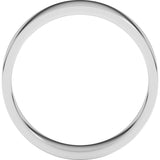 14K White Gold 5 mm Flat Band Size 7