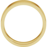 10K Yellow Gold 7 mm Lightweight Comfort-Fit Flat Band Size 10