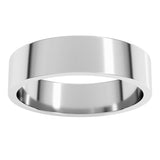 Platinum 5 mm Flat Band Size 9
