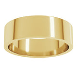 10K Yellow Gold 6 mm Flat Band Size 11.5