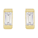 14K Yellow Gold .08 CTW Lab-Grown Diamond Earrings