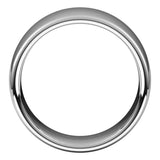 Platinum 9 mm Comfort-Fit European-Style Band Size 12.5