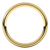 18K Yellow Gold 2 mm Comfort-Fit European-Style Band Size 6.5