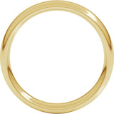 18K Yellow Gold 4 mm Comfort-Fit European-Style Band Size 8.5