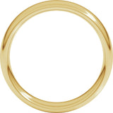 18K Yellow Gold 5 mm Comfort-Fit European-Style Band Size 8.5