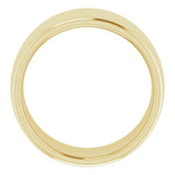14K Yellow Gold 10 mm Comfort-Fit European-Style Band Size 8