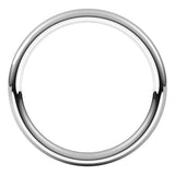 Platinum 2 mm Comfort-Fit European-Style Band Size 8