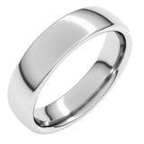 Platinum 5 mm Comfort-Fit European-Style Band Size 9.5