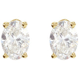 14K Yellow Gold 1/2 CTW Natural Diamond Earrings