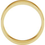 14K Yellow Gold 7 mm Flat Band Size 11