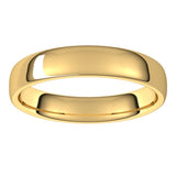 14K Yellow Gold 4.5 mm Comfort-Fit European-Style Band Size 10