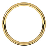 10K Yellow Gold 3.5 mm Comfort-Fit European-Style Band Size 7