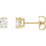 14K Yellow Gold 1/5 CTW Natural Diamond Earrings