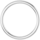 18K White Gold 1.5 mm Comfort-Fit European-Style Band Size 5.5