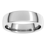 Platinum 5.5 mm Comfort-Fit European-Style Band Size 8.5