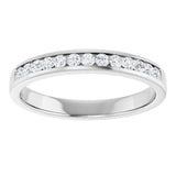 Platinum 3/8 CTW Lab-Grown Diamond Band