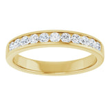 14K Yellow Gold 5/8 CTW Lab-Grown Diamond Band