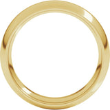 14K Yellow Gold 5.5 mm Comfort-Fit Half Round Band Size 9.5