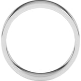 10K White Gold 6 mm Flat Band Size 6.5