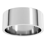 Palladium 8 mm Flat Band Size 8