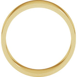 14K Yellow Gold 6 mm Flat Band Size 7