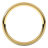 10K Yellow Gold 2.5 mm Comfort-Fit European-Style Band Size 7