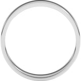 Sterling Silver 4.5 mm Flat Band Size 8