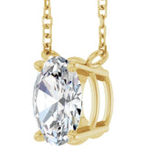 14K Yellow Gold 1 CT Lab-Grown Diamond 18" Necklace