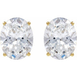 14K Yellow Gold 1 1/2 CTW Natural Diamond Earrings