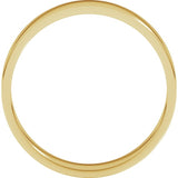 14K Yellow Gold 4.5 mm Flat Band Size 7