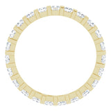 14K Yellow 1 1/2 CTW Natural Diamond Eternity Band Size 7