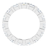 Platinum 2 1/2 CTW Natural Diamond Eternity Band Size 7