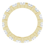 14K Yellow 2 3/8 CTW Natural Diamond Eternity Band Size 5