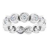 Platinum 1 1/3 CTW Natural Diamond Eternity Band Size 6