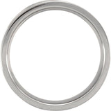 Titanium 6 mm Comfort-Fit Flat Band Size 12