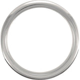Titanium 7 mm Stepped-Edge Comfort-Fit Band Size 10.5