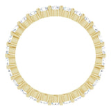 14K Yellow 7/8 CTW Natural Diamond Eternity Band Size 7