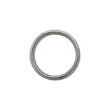 Tungsten 8 mm Stepped-Edge Inlay Comfort-Fit Band  Size 11.5