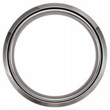 Tungsten 8 mm Beveled-Edge Comfort-Fit Band Size 13